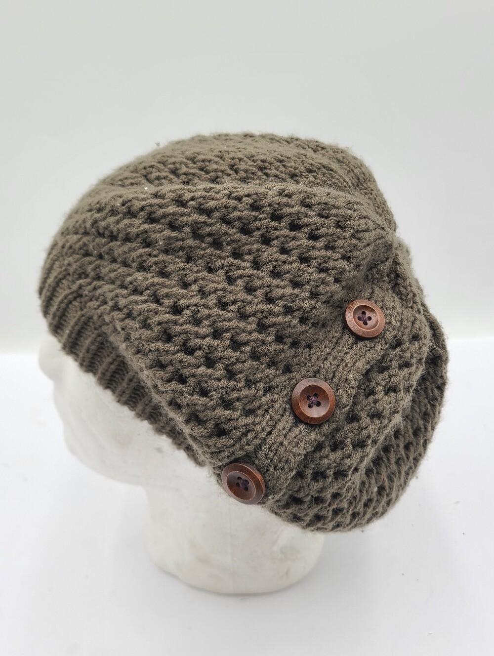 B55 Goorin Bros. Women Olive Beanie One Size